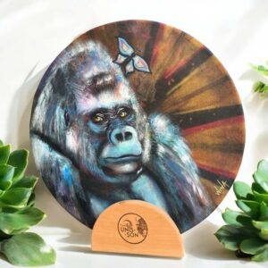 Tambour chamanique Unis-son peint #008